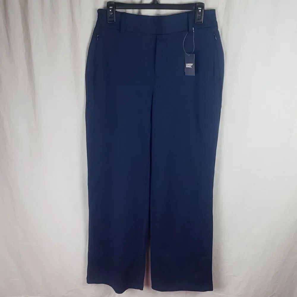 Land's End Women's Small Navy Blue Chino Pants